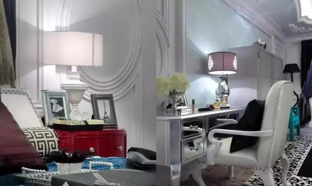 300平歐式藍(lán)調(diào)別墅裝修案例實拍，浪漫唯美