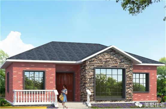 12萬-15萬農(nóng)村一層別墅戶型設(shè)計圖，想自建房的趕快收藏