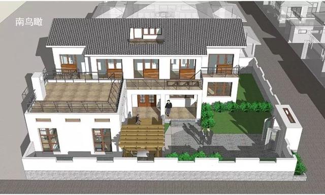 3套花園別墅外觀效果圖，有花園才稱得上別墅