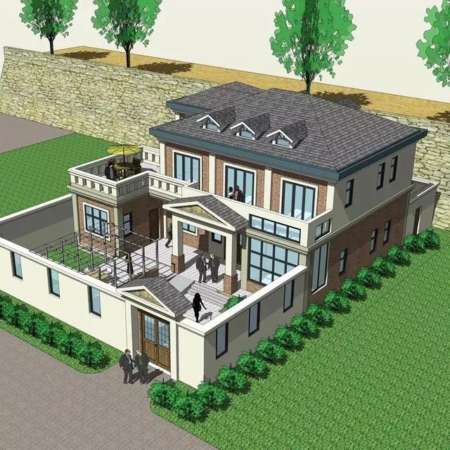 3套花園別墅外觀效果圖，有花園才稱得上別墅