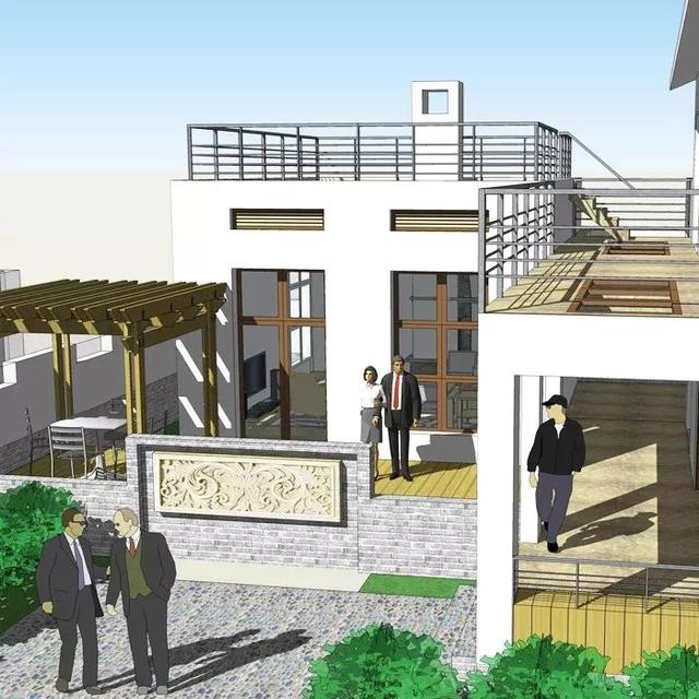 3套花園別墅外觀效果圖，有花園才稱得上別墅