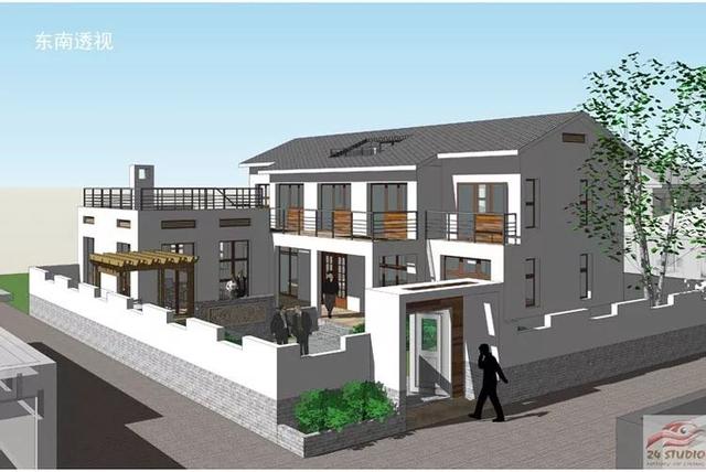 3套花園別墅外觀效果圖，有花園才稱得上別墅