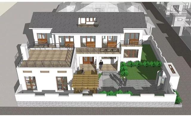 3套花園別墅外觀效果圖，有花園才稱得上別墅