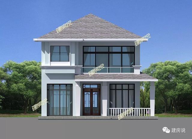 幾款現(xiàn)代風(fēng)二層小洋樓設(shè)計圖，年輕人的最愛