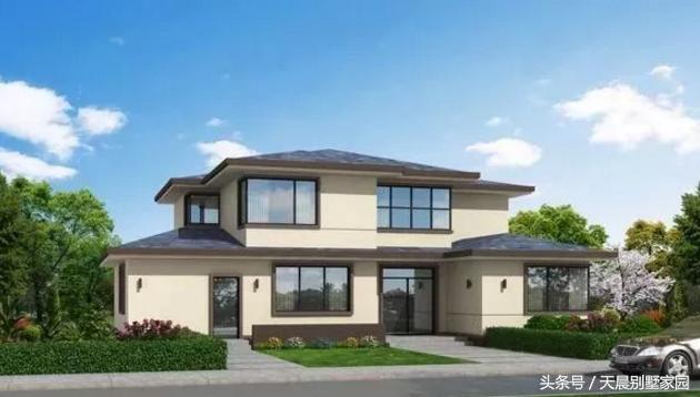 3款現(xiàn)代農(nóng)村二層住宅設(shè)計圖，10個人看了9個人喜歡