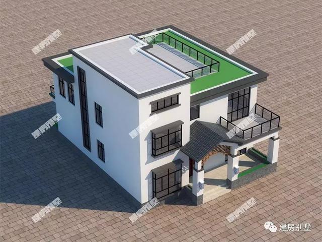 2款新中式樓房設計方案圖，對比下你更喜歡哪個？