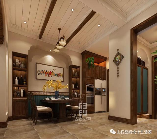 碧桂園220㎡別墅美式風(fēng)格裝修大圖展示，精美
