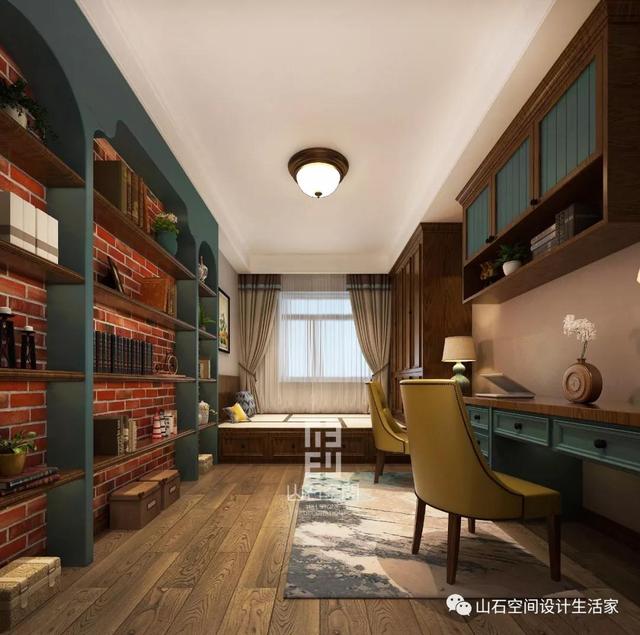 碧桂園220㎡別墅美式風(fēng)格裝修大圖展示，精美