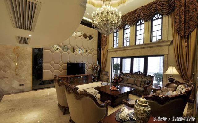 500平別墅歐式古典風格裝修案例，皇家級的享受