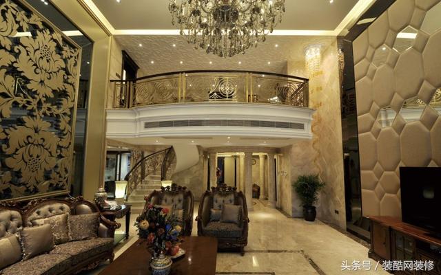 500平別墅歐式古典風格裝修案例，皇家級的享受