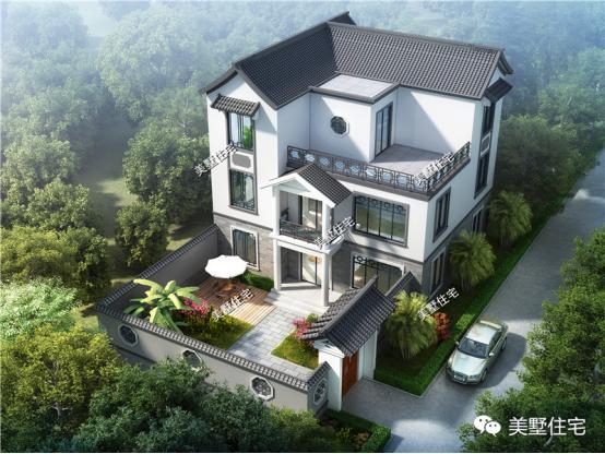 5款高顏值三層住宅設計圖，高品質、高檔次、高顏值