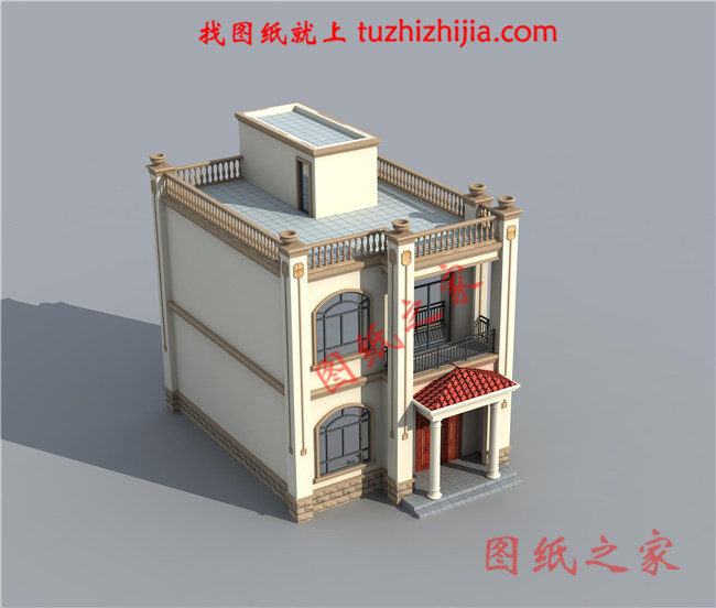 農(nóng)村小戶型二層別墅設(shè)計(jì)圖，戶型緊湊合理，是宅基地小的客戶的福音