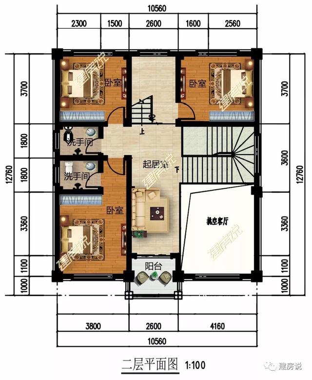 100套農(nóng)村自建房戶型圖大全中，挑出來的6款圖紙，經(jīng)典中的經(jīng)典