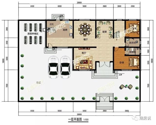 100套農(nóng)村自建房戶型圖大全中，挑出來的6款圖紙，經(jīng)典中的經(jīng)典