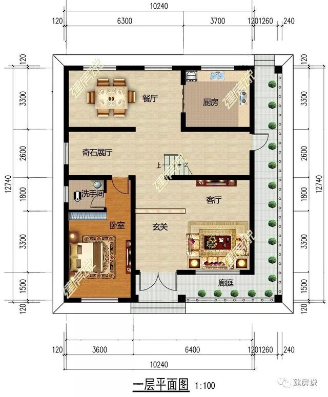 100套農(nóng)村自建房戶型圖大全中，挑出來的6款圖紙，經(jīng)典中的經(jīng)典