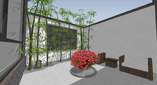 二層帶庭院中式別墅設(shè)計(jì)方案，喜歡中式建筑的收藏吧