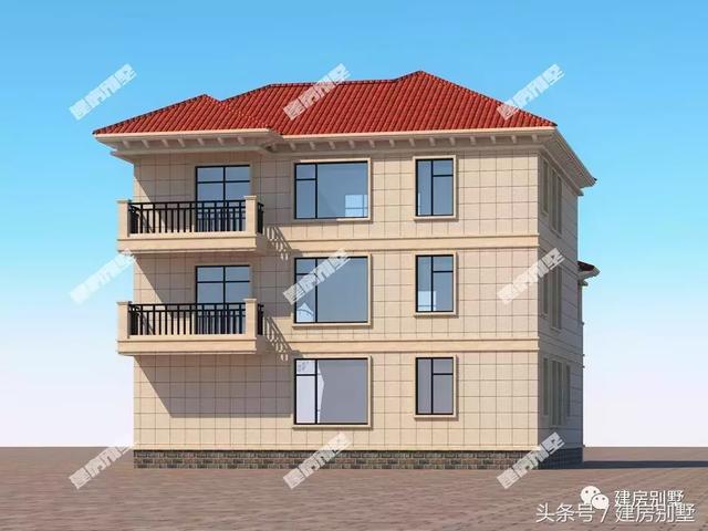 2款開間13米的三層樓房設(shè)計方案圖，建一棟羨慕死城里人