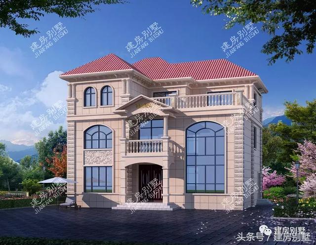 2款開間13米的三層樓房設(shè)計方案圖，建一棟羨慕死城里人