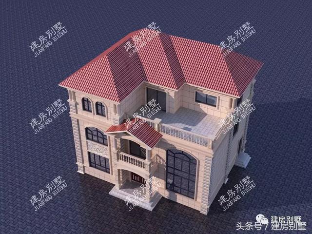 2款開間13米的三層樓房設(shè)計方案圖，建一棟羨慕死城里人