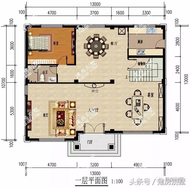2款開間13米的三層樓房設(shè)計方案圖，建一棟羨慕死城里人