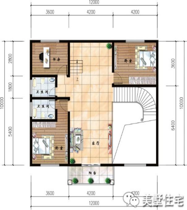 幾款帶車庫(kù)的農(nóng)村自建樓房方案圖，3、4層的都有
