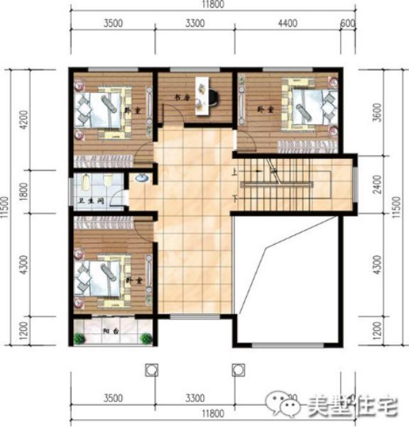 幾款帶車庫(kù)的農(nóng)村自建樓房方案圖，3、4層的都有