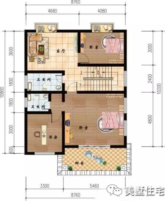 幾款帶車庫(kù)的農(nóng)村自建樓房方案圖，3、4層的都有