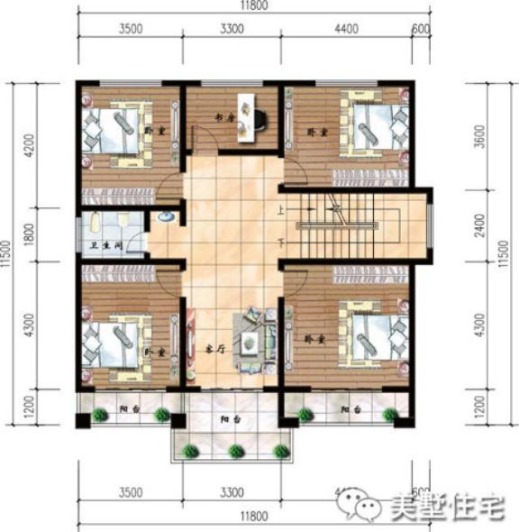 幾款帶車庫(kù)的農(nóng)村自建樓房方案圖，3、4層的都有