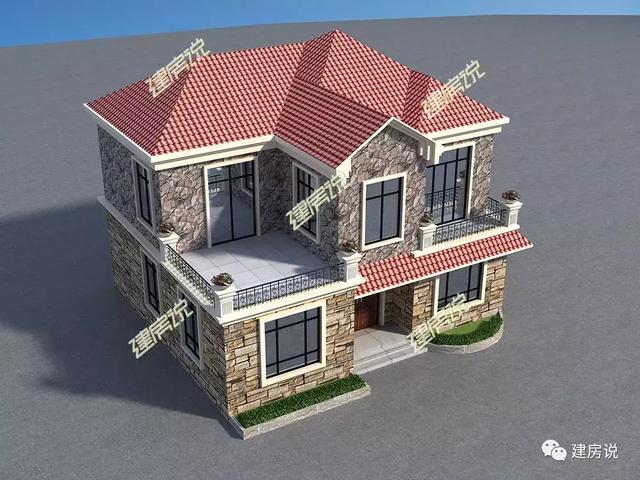 幾棟二層自建小洋樓設(shè)計圖，隨便建一棟就不怕找不到媳婦了