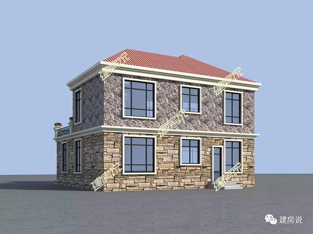 幾棟二層自建小洋樓設(shè)計圖，隨便建一棟就不怕找不到媳婦了