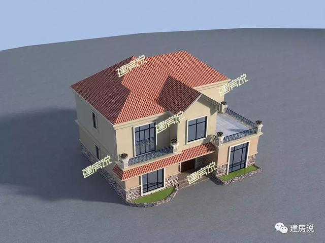 幾棟二層自建小洋樓設(shè)計圖，隨便建一棟就不怕找不到媳婦了