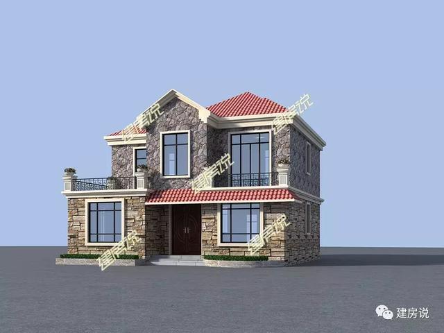 幾棟二層自建小洋樓設(shè)計圖，隨便建一棟就不怕找不到媳婦了