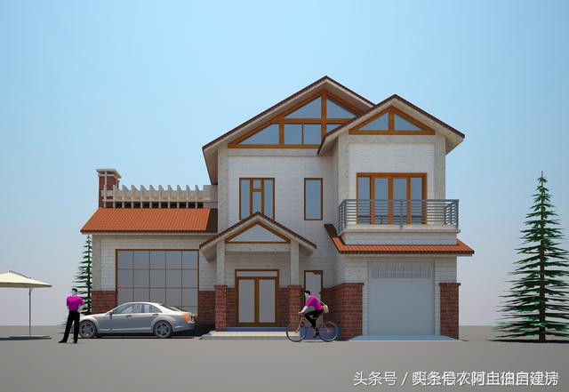 幾款造價15萬左右的二層小洋樓設(shè)計方案圖，經(jīng)濟又實用