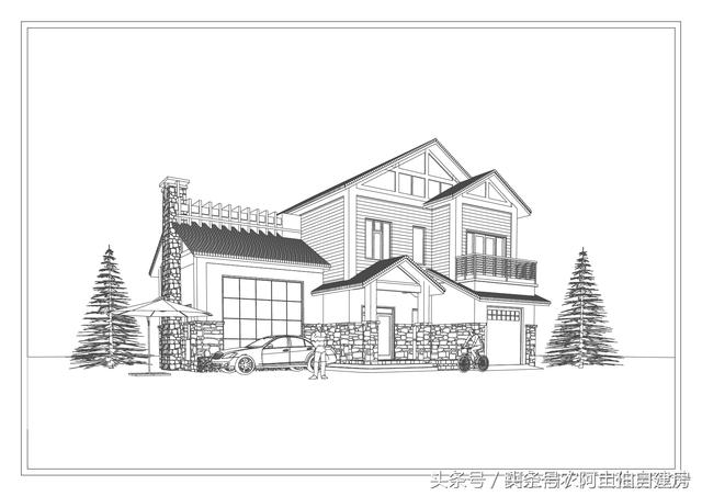 幾款造價15萬左右的二層小洋樓設(shè)計方案圖，經(jīng)濟又實用