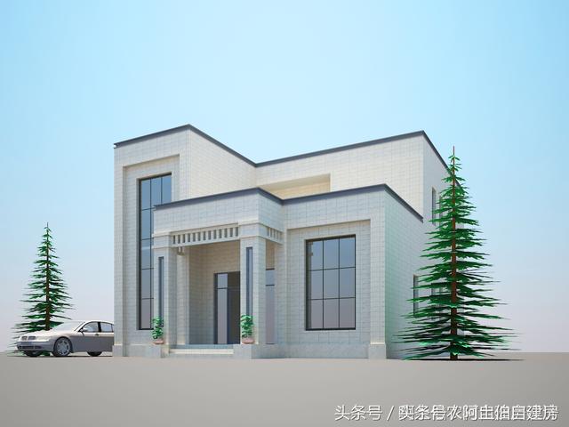 幾款造價15萬左右的二層小洋樓設(shè)計方案圖，經(jīng)濟又實用