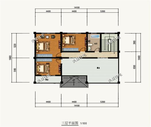 8款顏值爆表的新農(nóng)村樓房設(shè)計圖，二層、三層都有