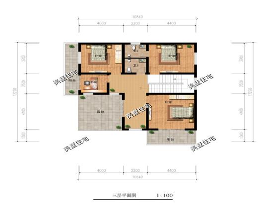 8款顏值爆表的新農(nóng)村樓房設(shè)計圖，二層、三層都有