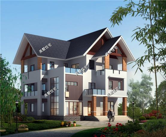 8款顏值爆表的新農(nóng)村樓房設(shè)計圖，二層、三層都有