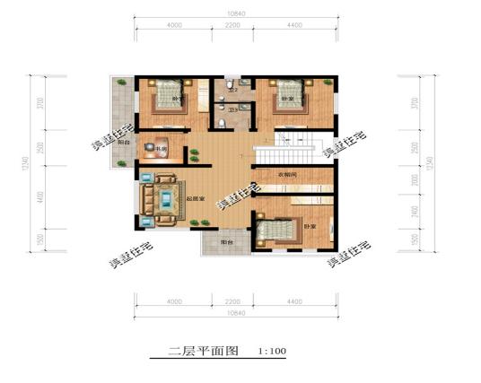 8款顏值爆表的新農(nóng)村樓房設(shè)計圖，二層、三層都有