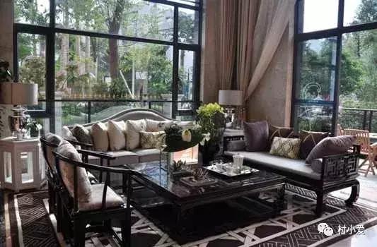 16x16m二層歐式小別墅方案圖，大落地窗+挑空客廳