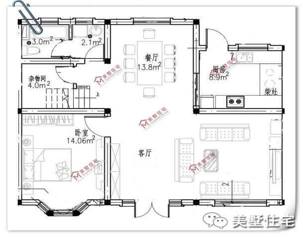 3款經(jīng)濟(jì)、實(shí)用的二層住宅方案圖，適合農(nóng)村老百姓建