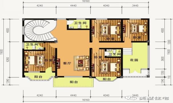 3款經(jīng)濟(jì)、實(shí)用的二層住宅方案圖，適合農(nóng)村老百姓建