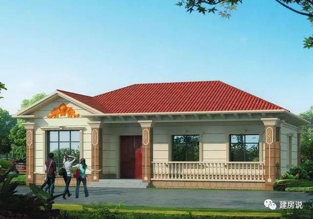 農(nóng)村蓋一層平房設(shè)計(jì)圖大全，一層也能蓋出別墅型