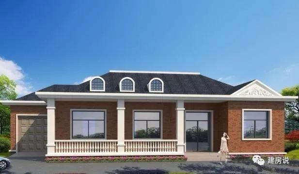 農(nóng)村蓋一層平房設(shè)計(jì)圖大全，一層也能蓋出別墅型