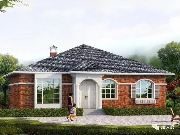 農(nóng)村蓋一層平房設(shè)計(jì)圖大全，一層也能蓋出別墅型