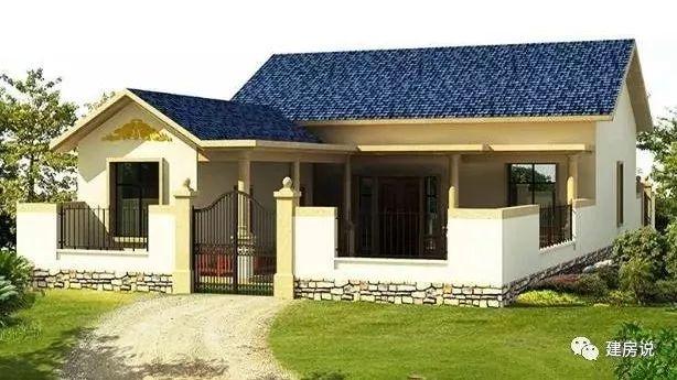 農(nóng)村蓋一層平房設(shè)計(jì)圖大全，一層也能蓋出別墅型