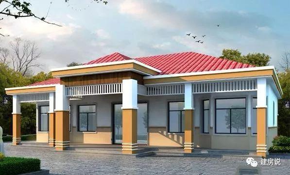 農(nóng)村蓋一層平房設(shè)計(jì)圖大全，一層也能蓋出別墅型