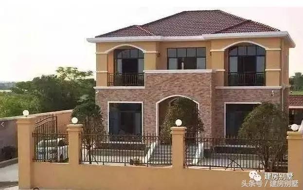 實(shí)拍15棟完工的二層農(nóng)村別墅圖，造價(jià)20左右