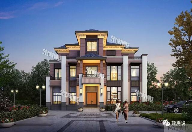 10套超美的中式別墅設計方案圖，不美你砍我