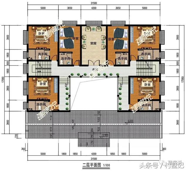 15棟四合院效果圖，中國傳統(tǒng)建筑100年不過時